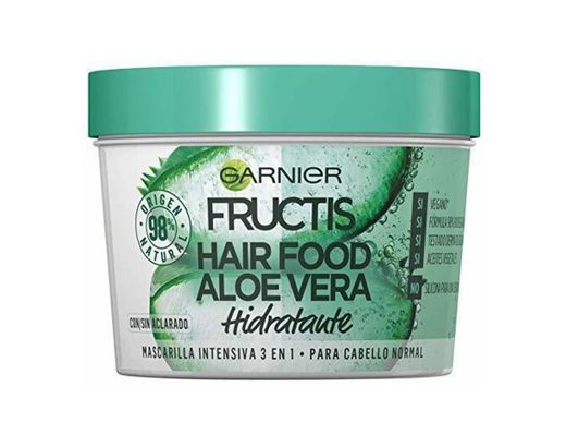 Garnier Fructis Hair Food Mascarilla Capilar 3 en 1 Aloe Vera Hidratante