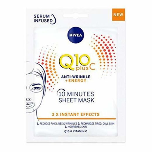 NIVEA Q10PlusC Mascarilla de Tejido Antiedad