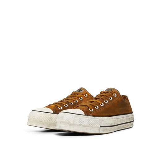 Chuck Taylor All Star Canvas Rust Platform Low Top

