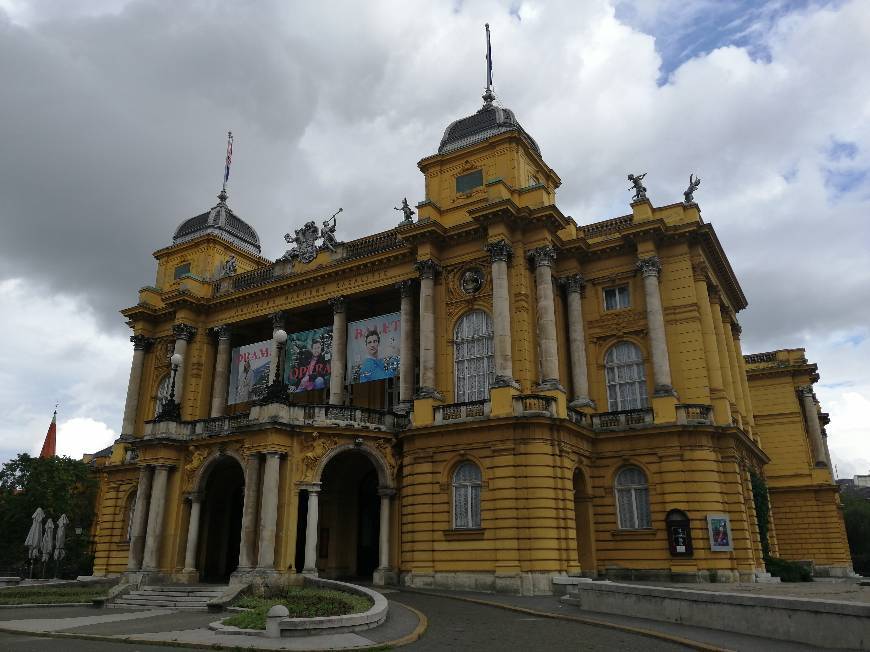 Place Teatro Nacional Croata em Zagreb