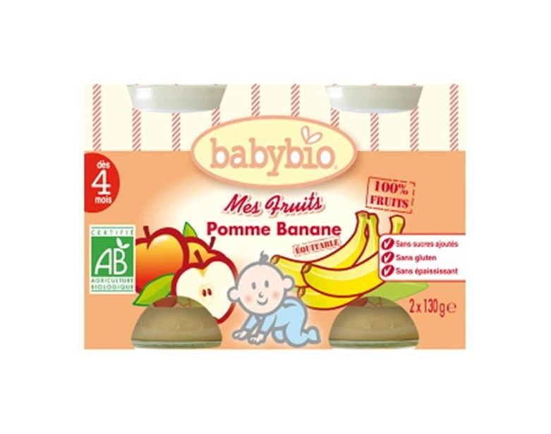 Products Baby bio maçã e banana