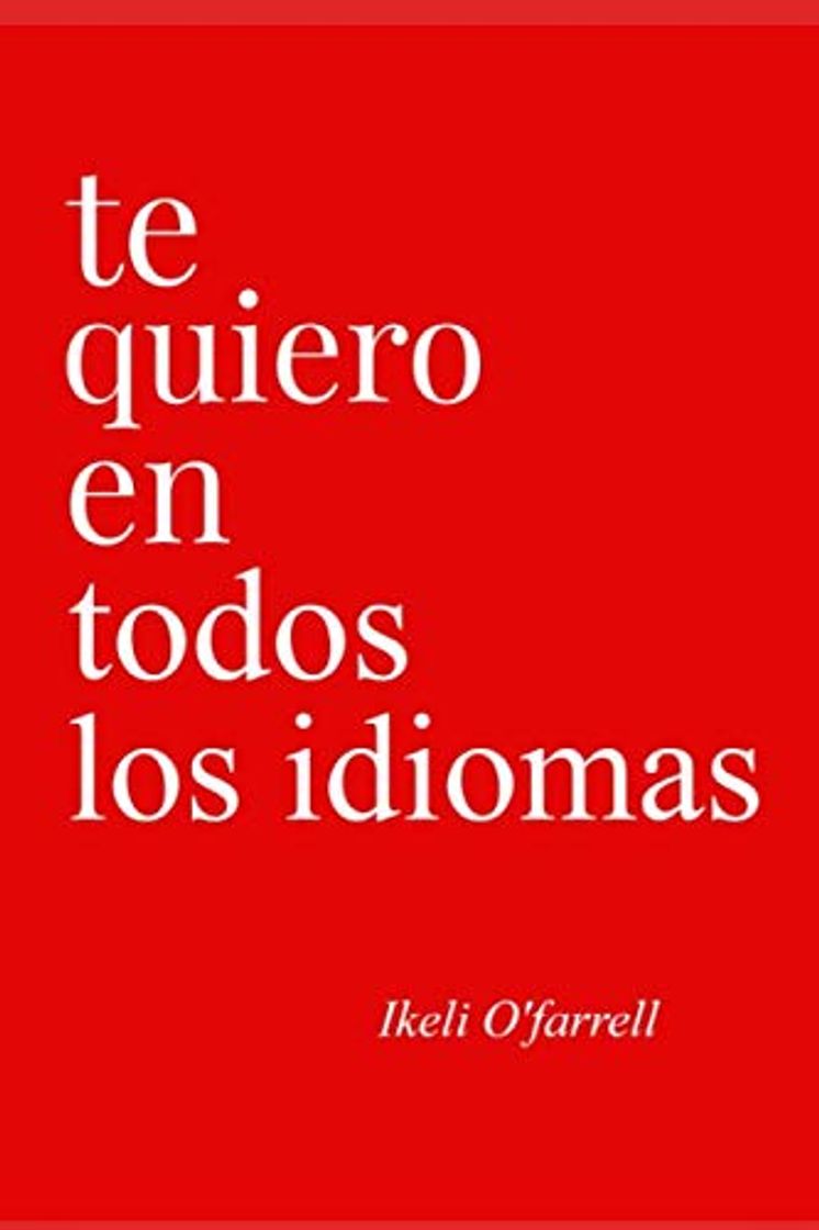 Libro Te Quiero En Todos Los Idiomas