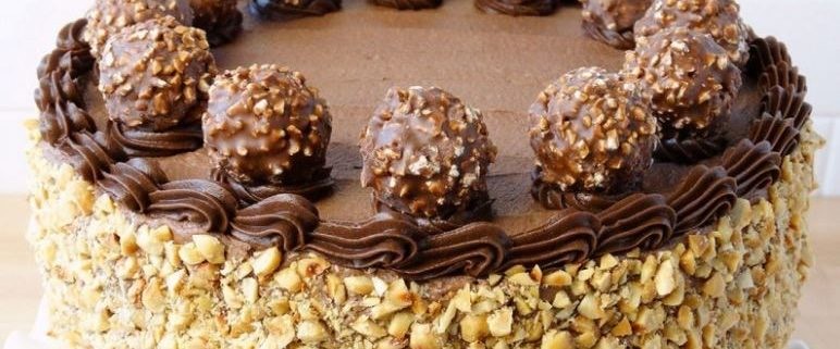 Moda Bolo de Ferrero Rocher