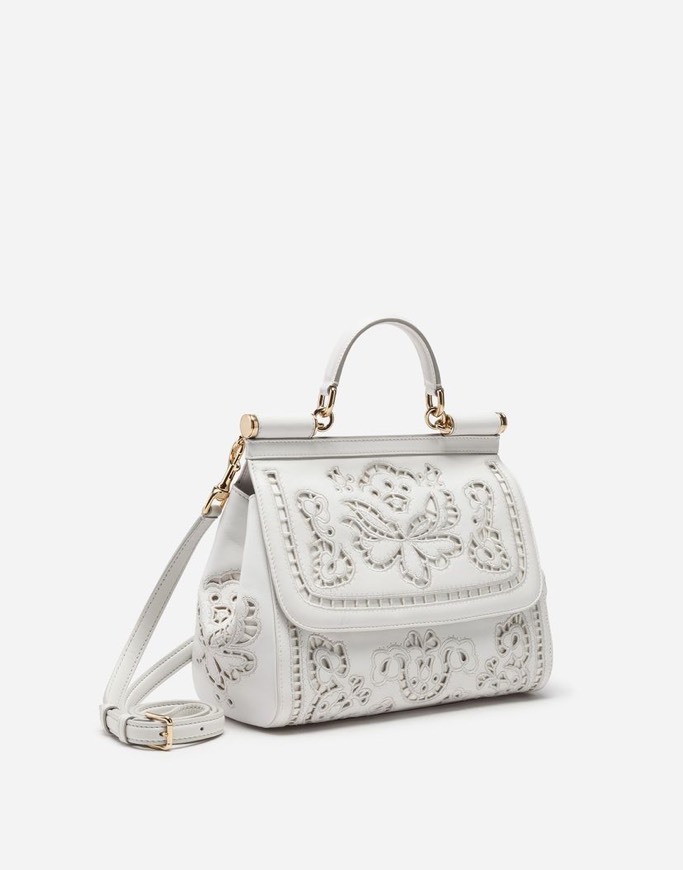 Product Medium Sicily Bag in Inlaid Nappa