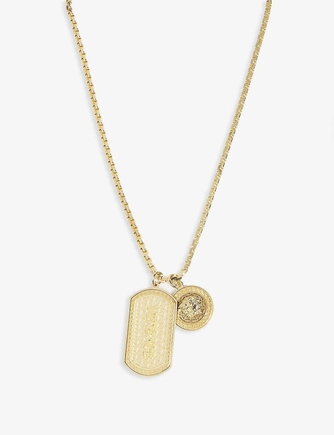Social Versace Dog tag necklace