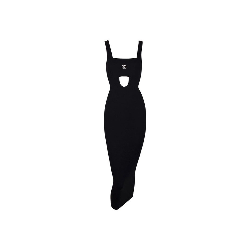 Producto S/S 1998 Chanel Black Cut-Out Bodycon Pin-Up Wiggle Dress