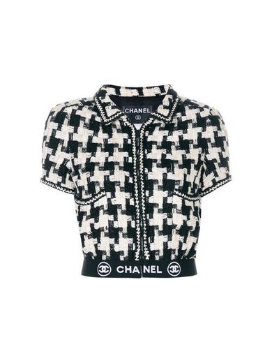 Chanel Pre-Owned Zip Up Tweed Short Jacket
