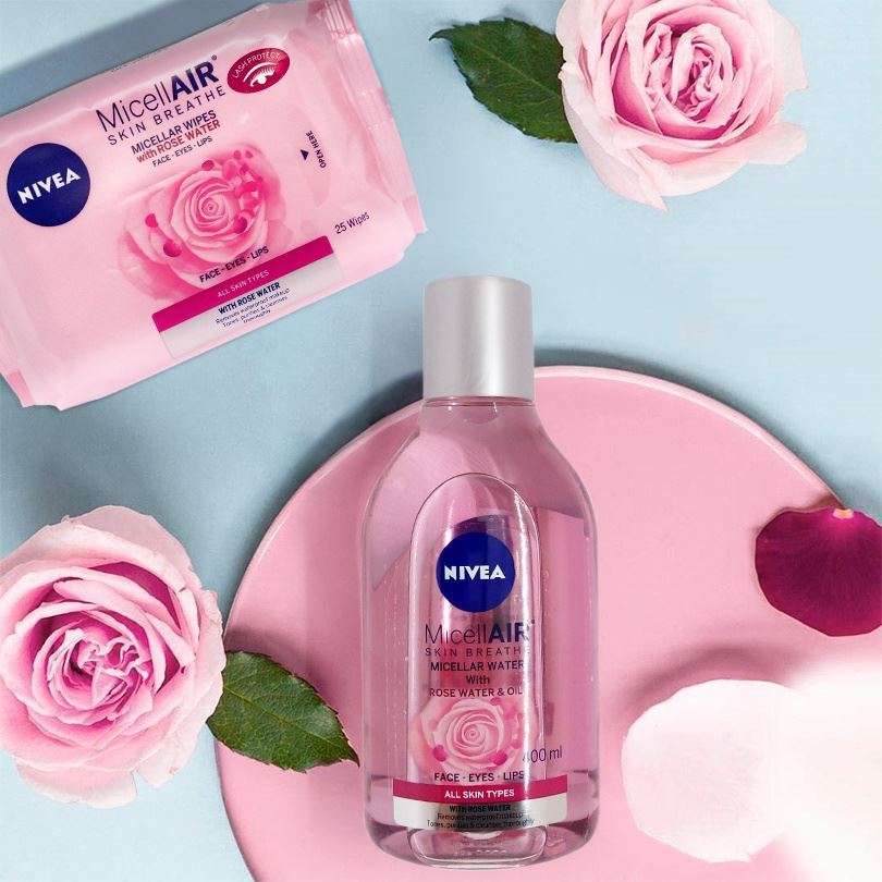 Producto Nivea Micelar com água de Rosas 