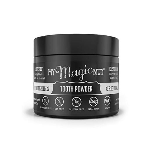 MY MAGIC MUD - Activated Charcoal Tooth Powder for Whitening 150 uses