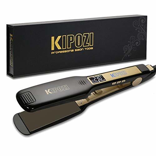 Belleza Plancha de pelo profesional KIPOZI large con pantalla LCD