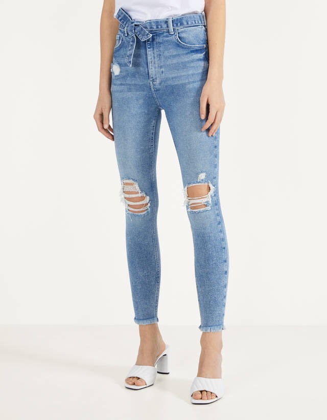 Moda Jeans Skinny Fit High Waist