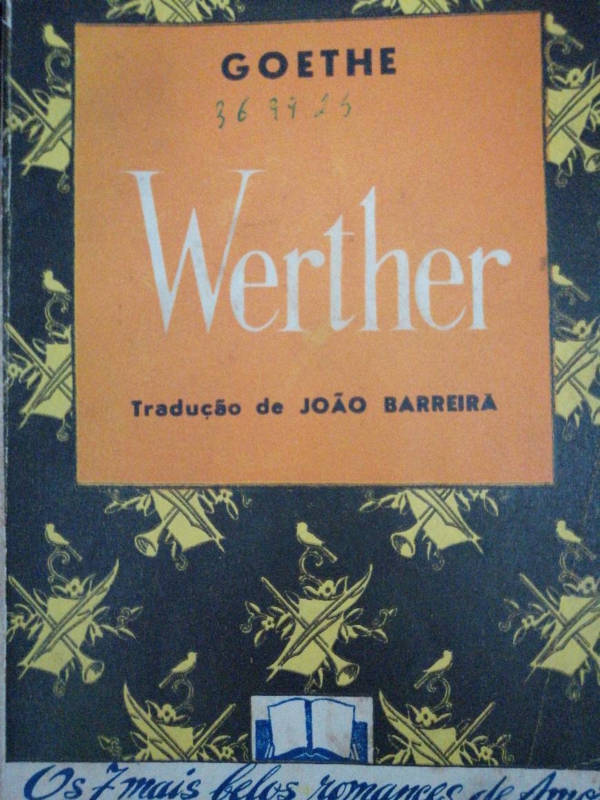 Libro Las desventuras del joven Werther