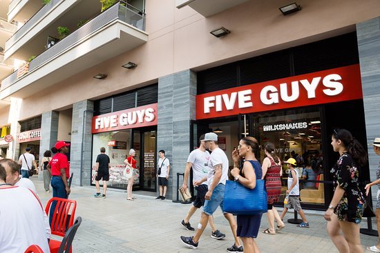 Restaurants Five Guys - Plaza Cataluña