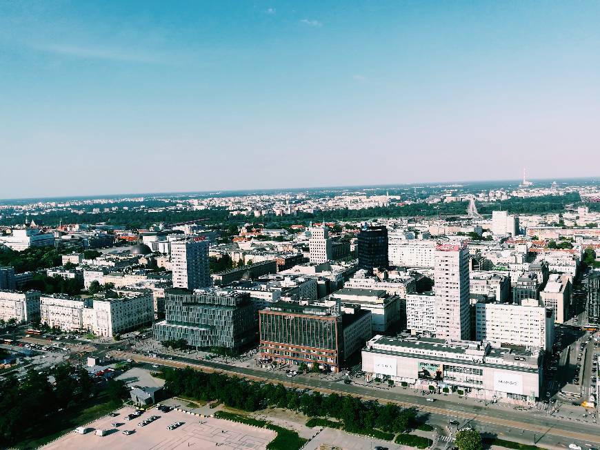 Lugar Vista do Palácio da Cultura e da Ciência