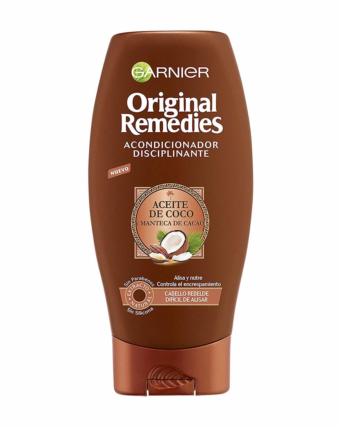 Belleza Garnier Original Remedies Aceite de coco y Manteca de Cacao Acondicionador de