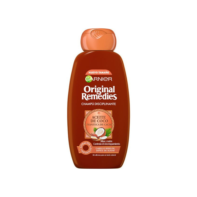 Belleza Garnier Original Remedies Aceite de coco y Manteca de Cacao Champú para