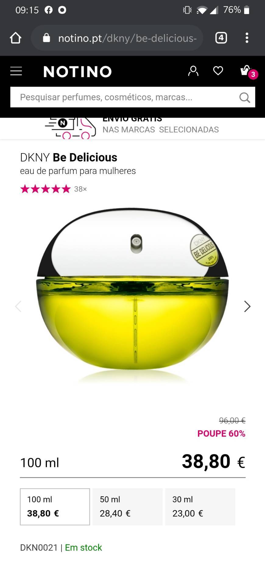 Product DKNY Be Delicious