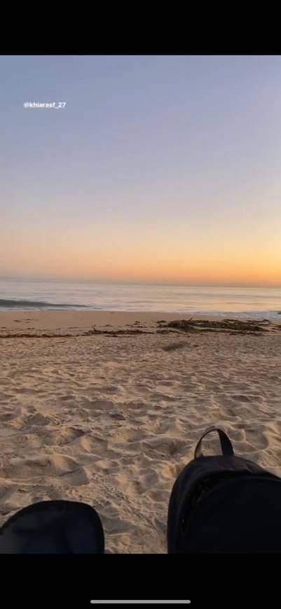 Lugar Sunset na praia