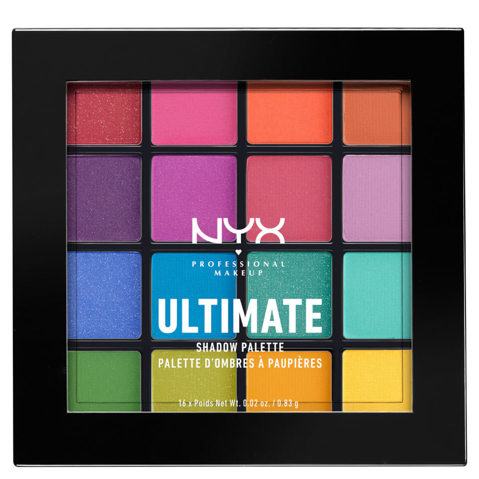 Fashion Paleta Ultimate Shadow da NYX Professional Makeup - Brights ...