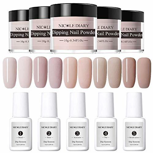 Belleza NICOLE DIARY dipping nail powder Starter Kit French Dip Polvos acrílicos en