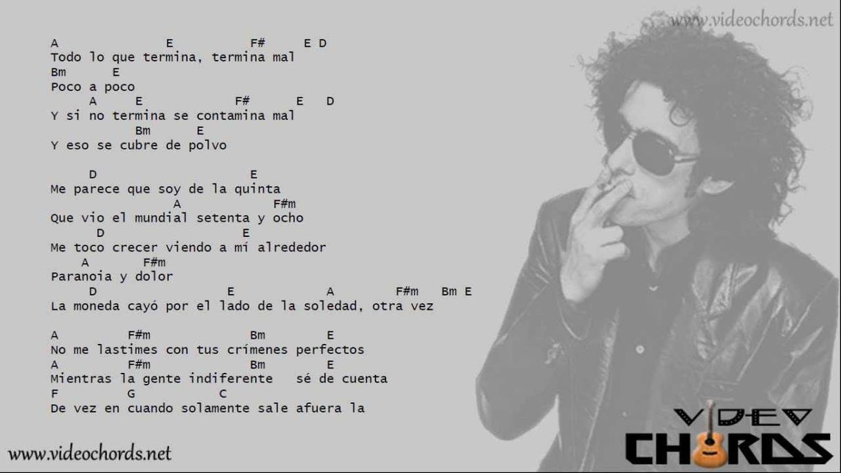 Canción Crímenes perfectos