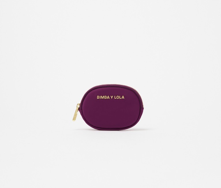 Producto Porta moedas oval roxo 