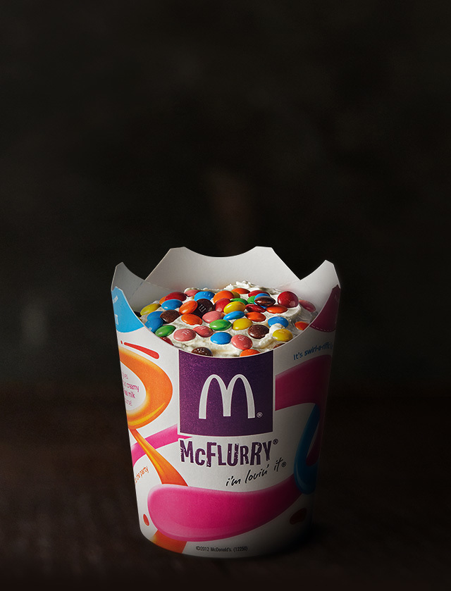 Product McFlurry M&M's

