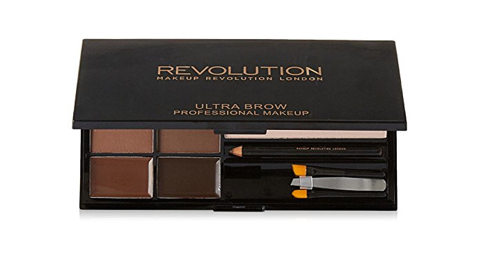 Beauty Makeup Revolution Ultra Brow Medium to Dark Paleta do stylizacji brwi