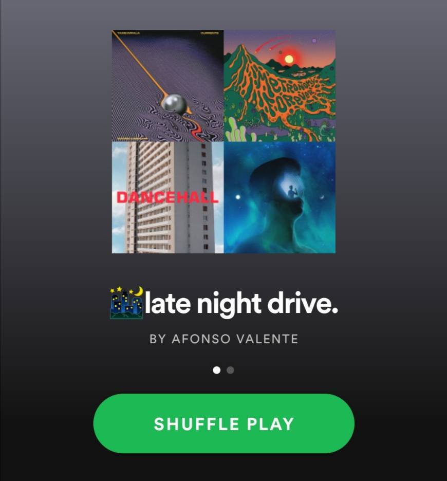 Canción Late Night Drive 🌃 Playlist