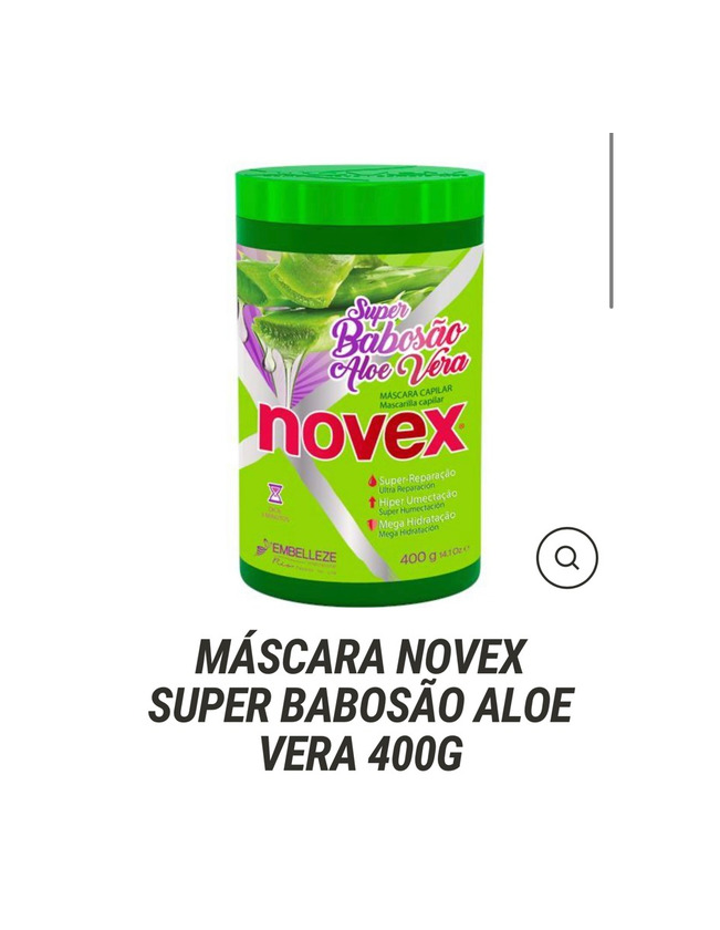 Products MÁSCARA NOVEX SUPER BABOSÃO ALOE VERA