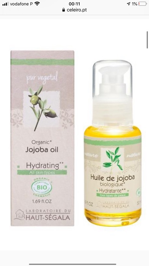 Product Óleo de jojoba bio 