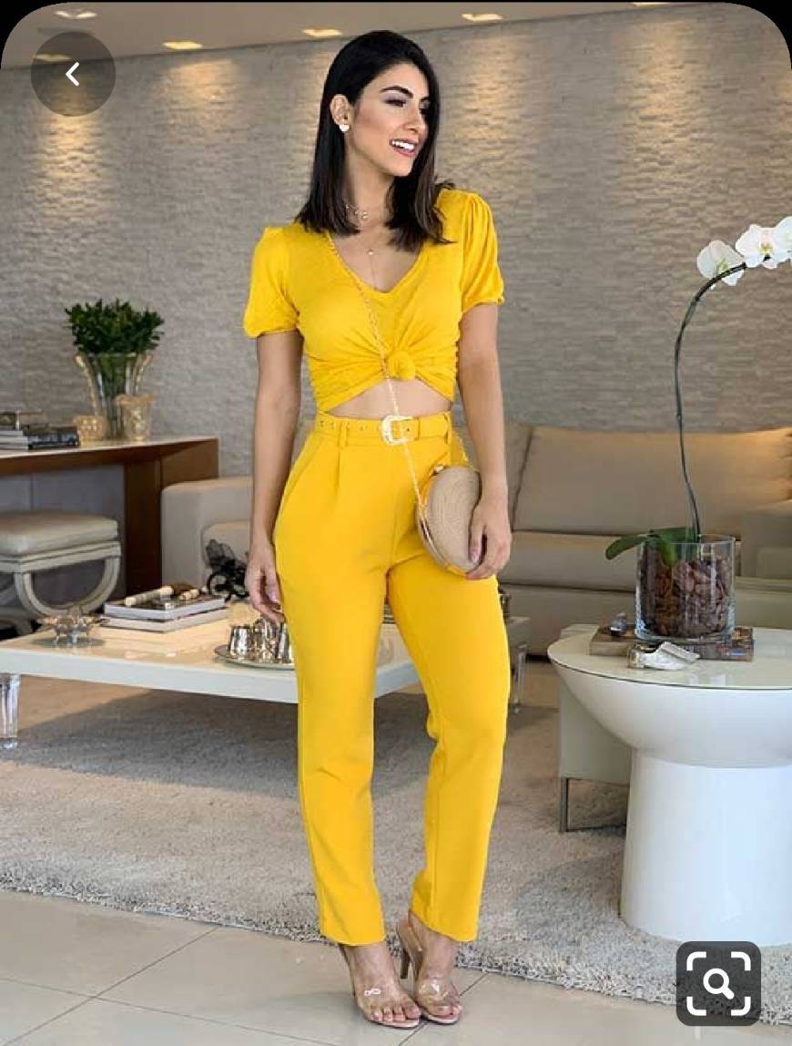 Fashion Look amarelo 