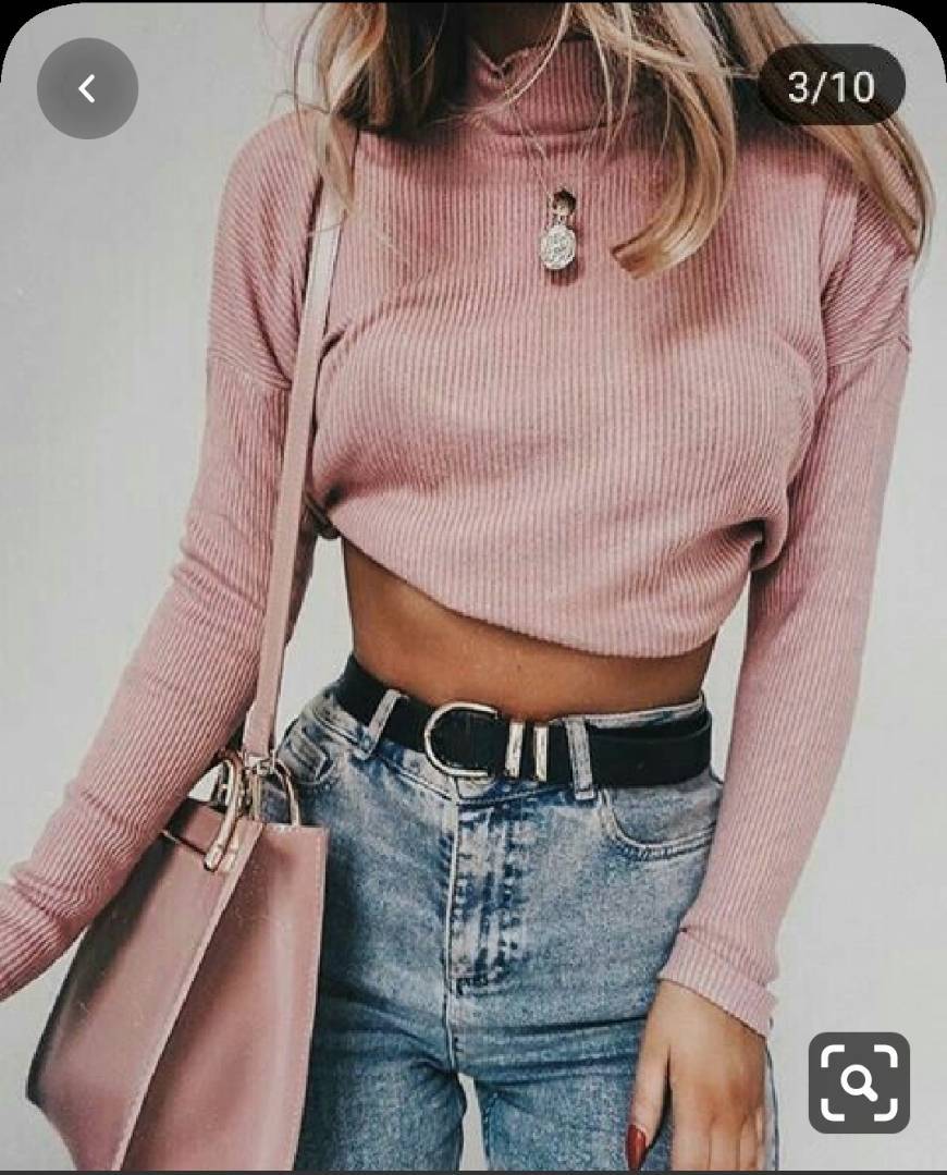 Social Look em rosa pastel