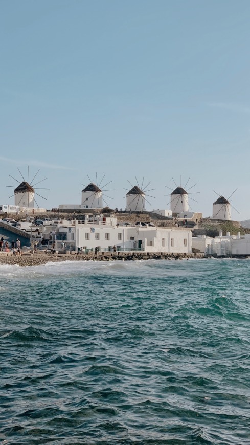 Lugar Molinos de viento mikonos