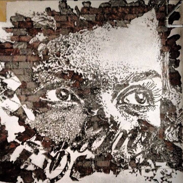 Moda Vhils aka Alexandre Farto 