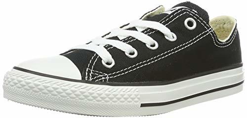 Fitness Converse Chuck Taylor Yths C/T Allstar Ox Zapatillas, Unisex niño, Negro