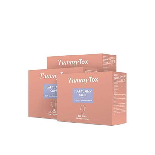 TummyTox Flat Tummy Caps con Garcinia Cambogia y 60% de HCA -