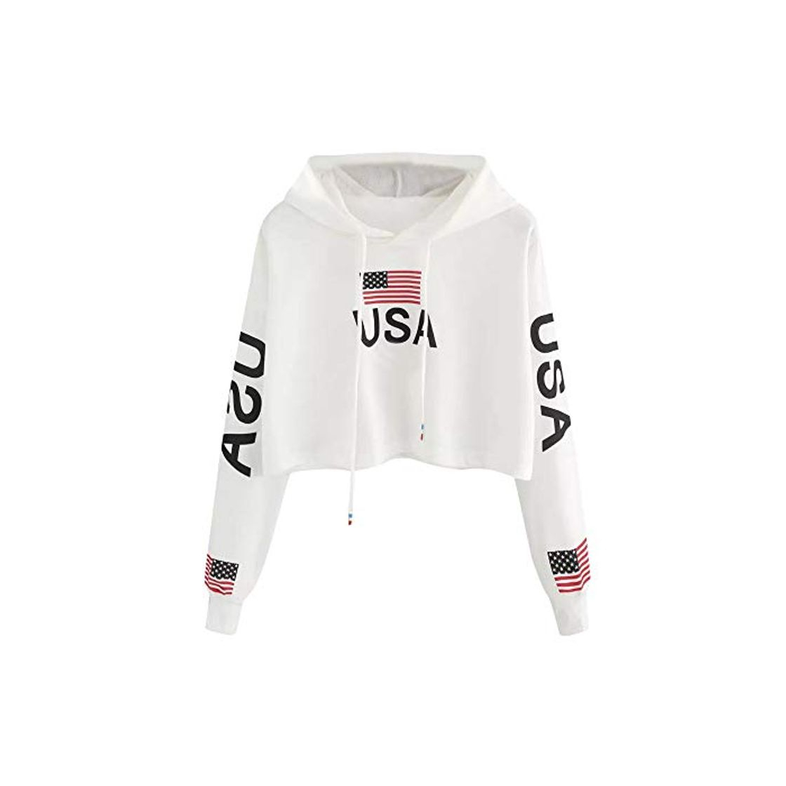 Fashion Sudaderas Cortas Adolescentes Chicas - Invierno Mujer Manga Larga Sudaderas con Capucha,