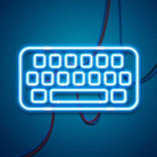 LED se ilumina el teclado – Teclados luminosos de neón temas y fuentes de letras para el iPhone
