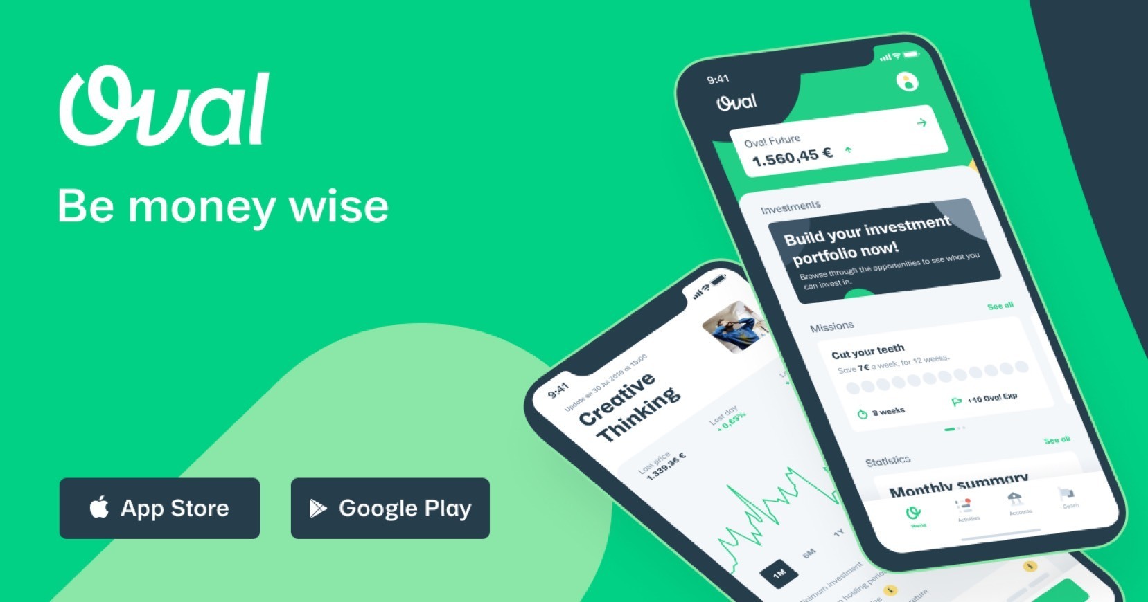 App Oval - Be money wise