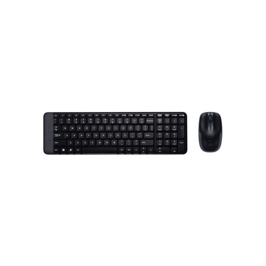 Logitech MK220 - Pack de teclado y ratón inalámbrico con USB