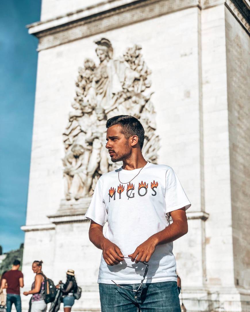 Productos Migos and pull and bear collaboration t-shirt 