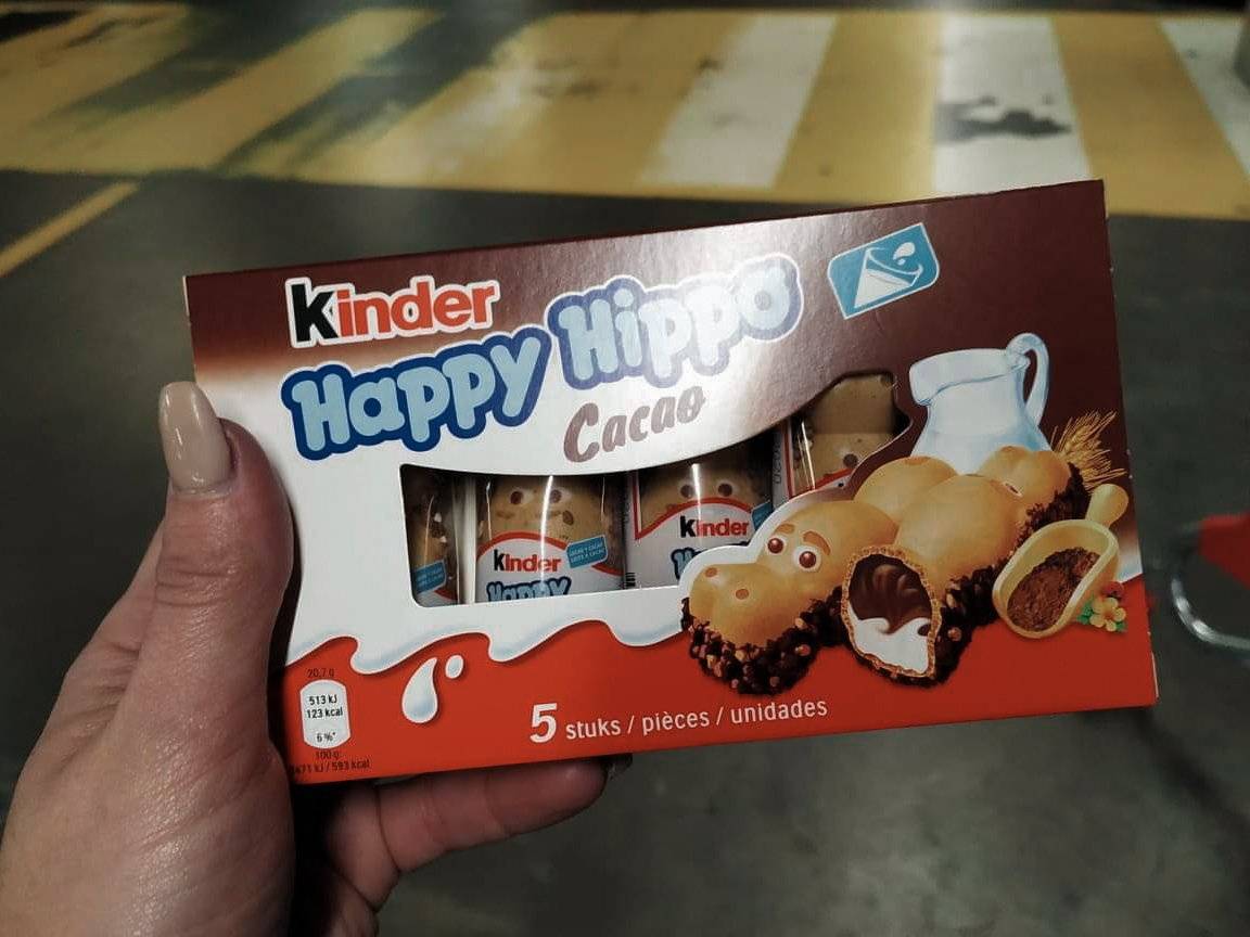 Productos Kinder Happy Hippo