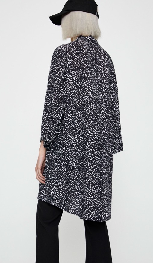 Fashion CAMISA/VESTIDO LEOPARDO