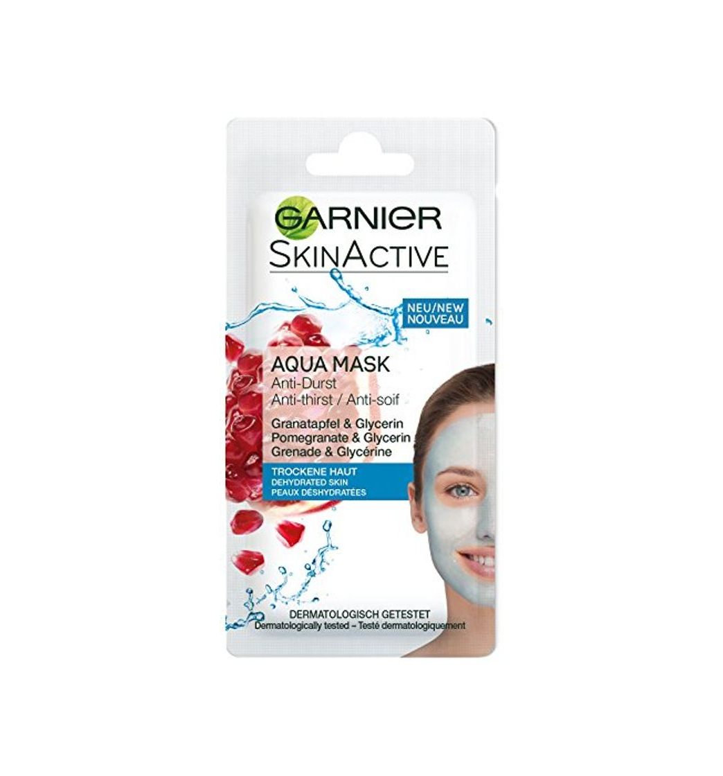 Social Garnier Skinactive Rescue Mascarilla Facial Anti-Sequedad Granada y Glicerina