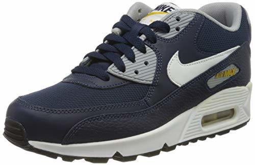 Fashion Nike Air MAX 90 GS 307793-417, Zapatillas Unisex niños, Blanco