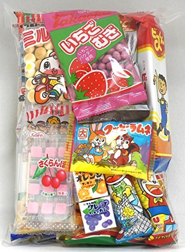 Producto Assorted Japanese Junk Food Snack "Dagashi" Economical 20 Packs of 19 Types