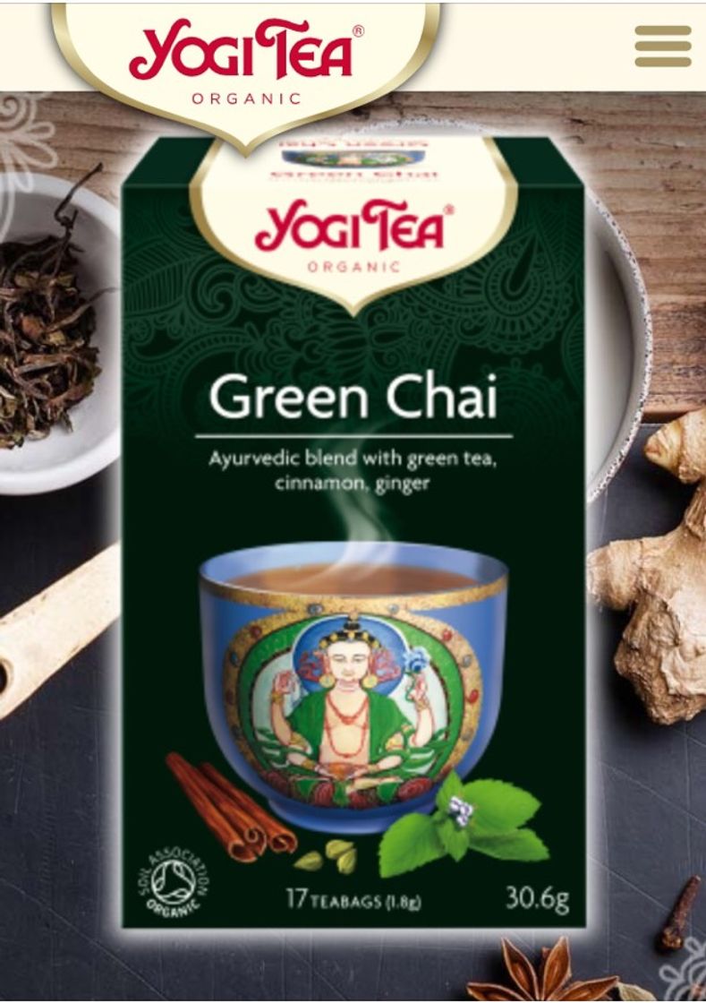 Moda YOGI TEA® Green Tea Matcha Lemon ⇒ Refreshing, inspiring.