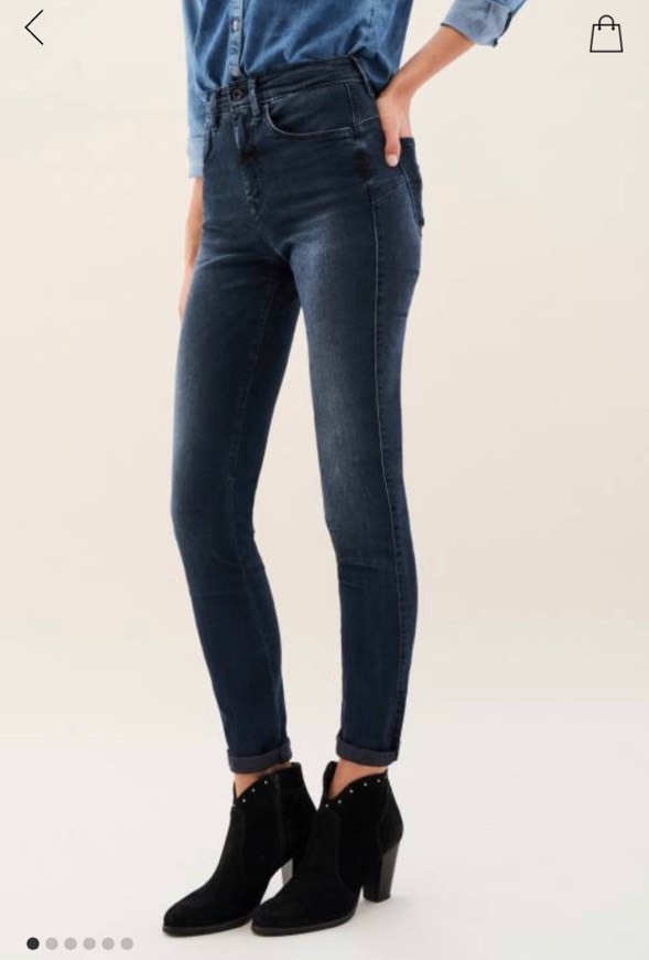 Fashion JEANS SECRET GLAMOUR DE COR ESCURA