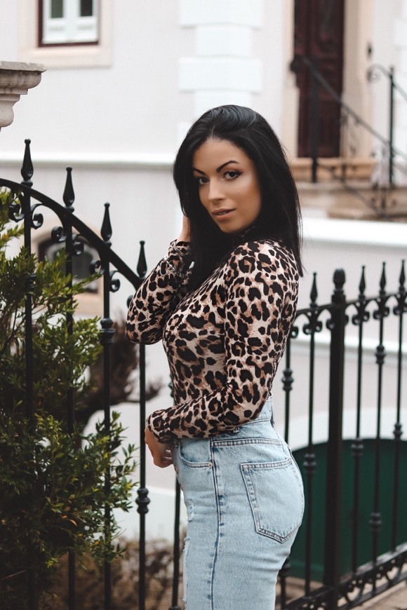 Fashion Leopard bodysuit 